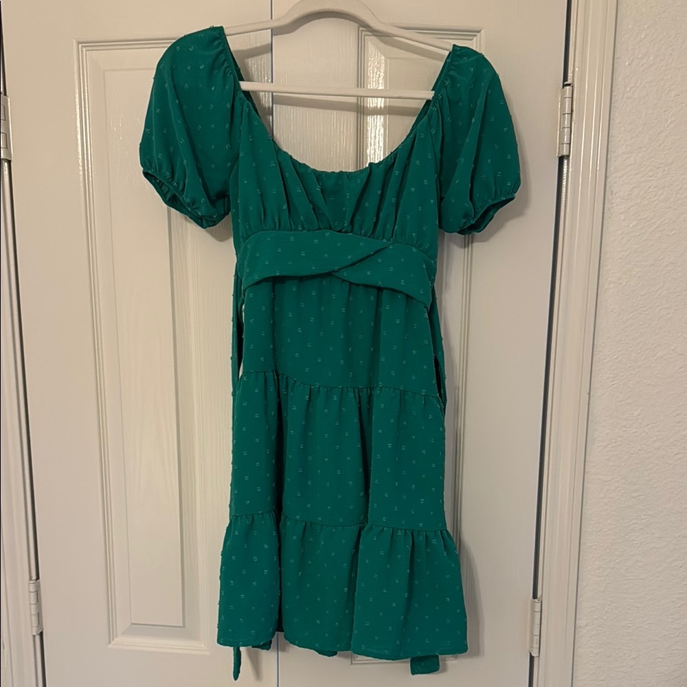Altar'd State Green Mini Dress